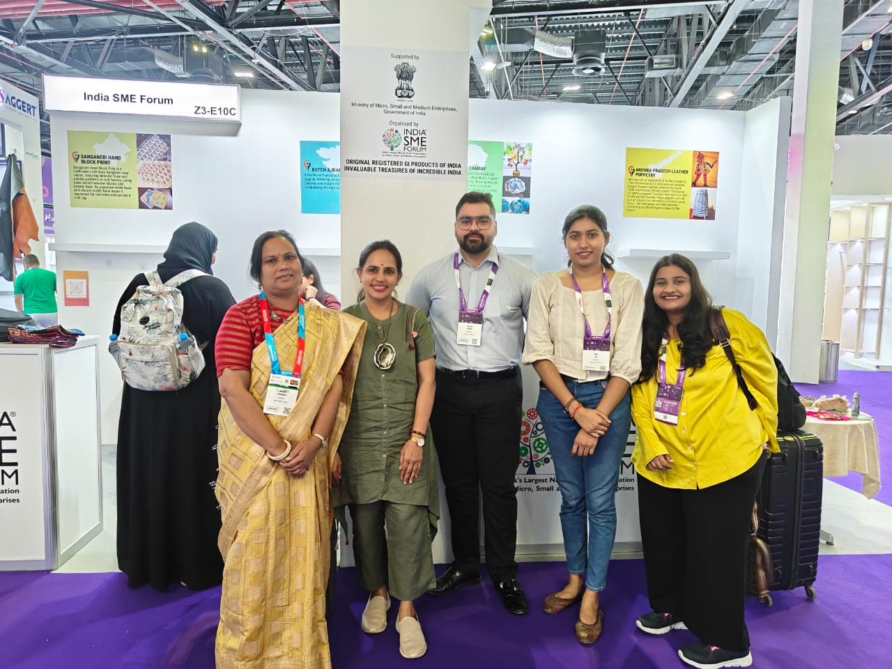 India SME Forum GI products exhibition